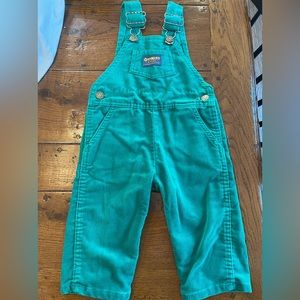 Vintage Oshkosh B’gosh Kelly Green Overalls.